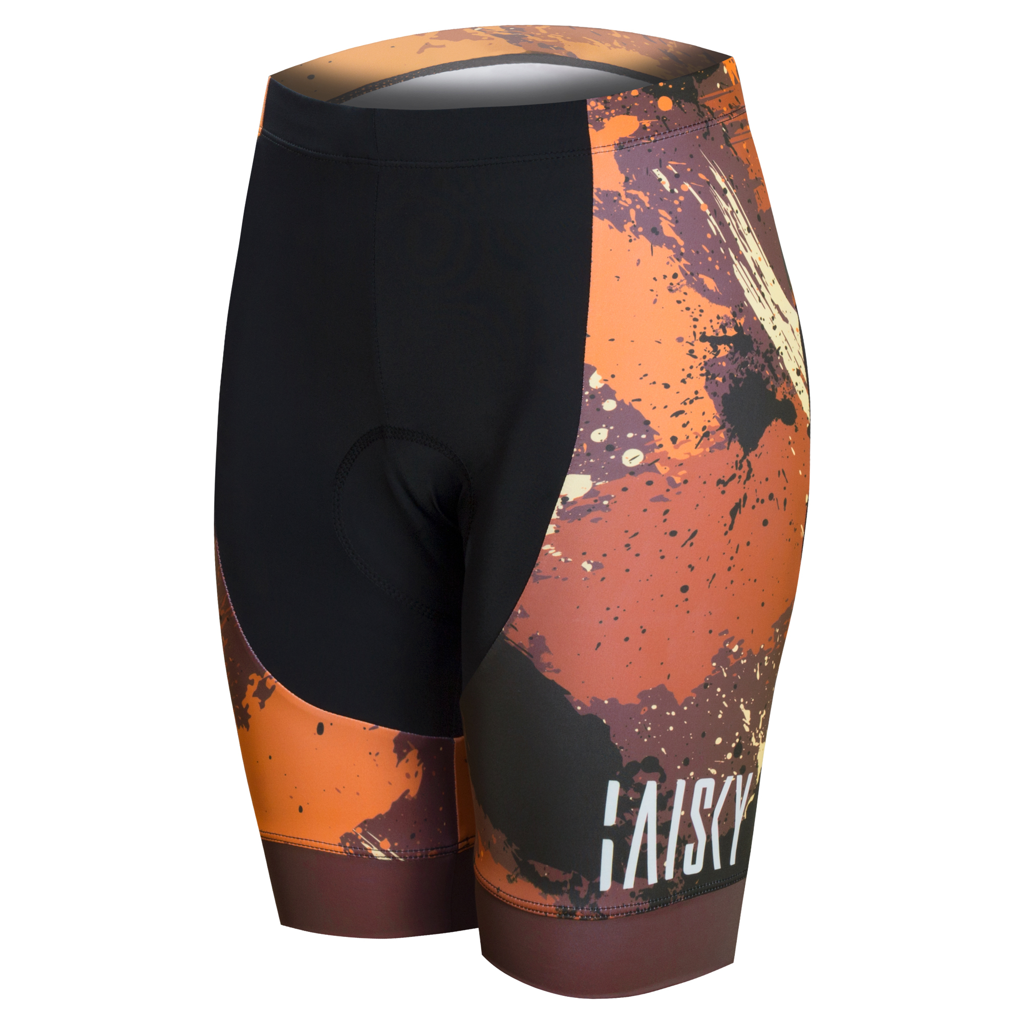 女款短褲 迷彩 螢光褐