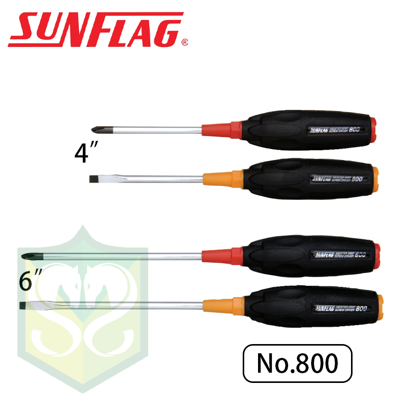 SUNFLAGNo.800 Meister Grip Driver / No.666 High Soft Thin Shank Driver (Ordinary Type)