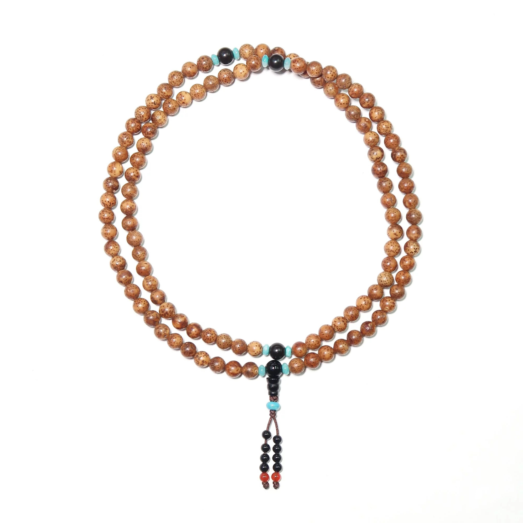 7mm 老星月菩提手串 (108顆) (配：椰蒂)