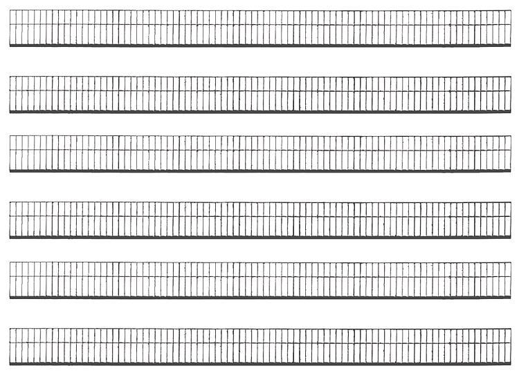 Faller 180413 HO規 Protective fence 防護柵欄 1260 mm