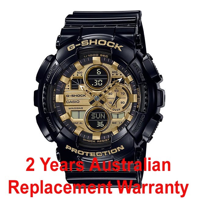 Buy Casio G-Shock GA-140GB-1A1 Black x Gold Men Watch