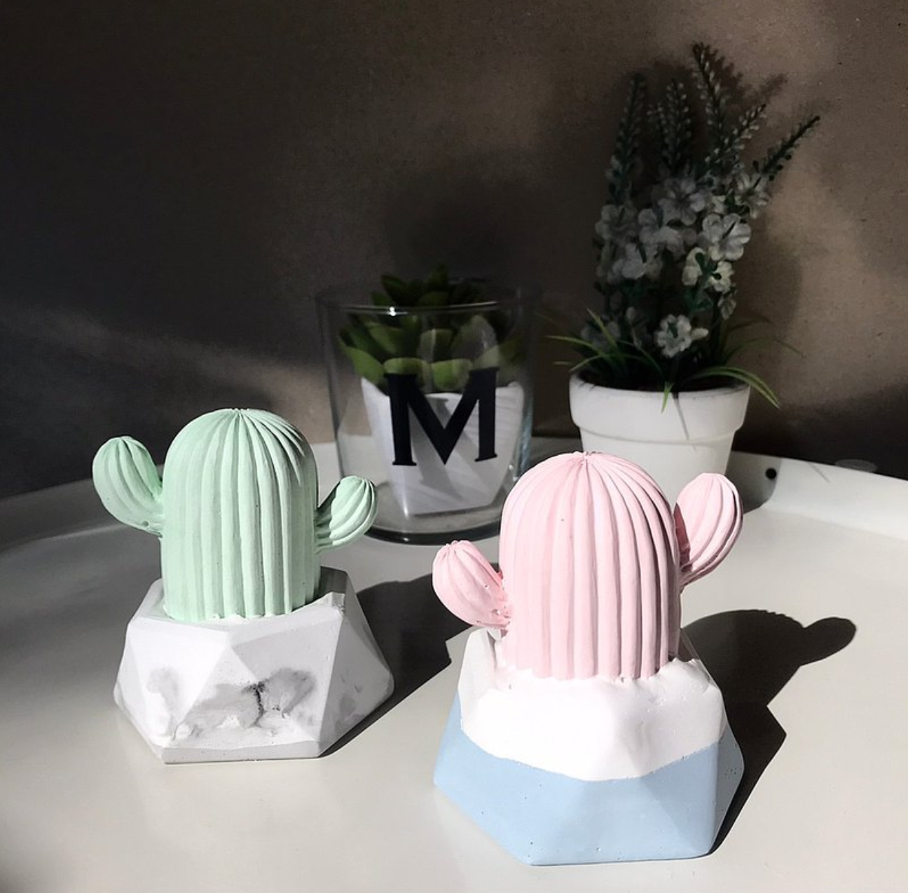 胖胖仙人掌造型擴香石