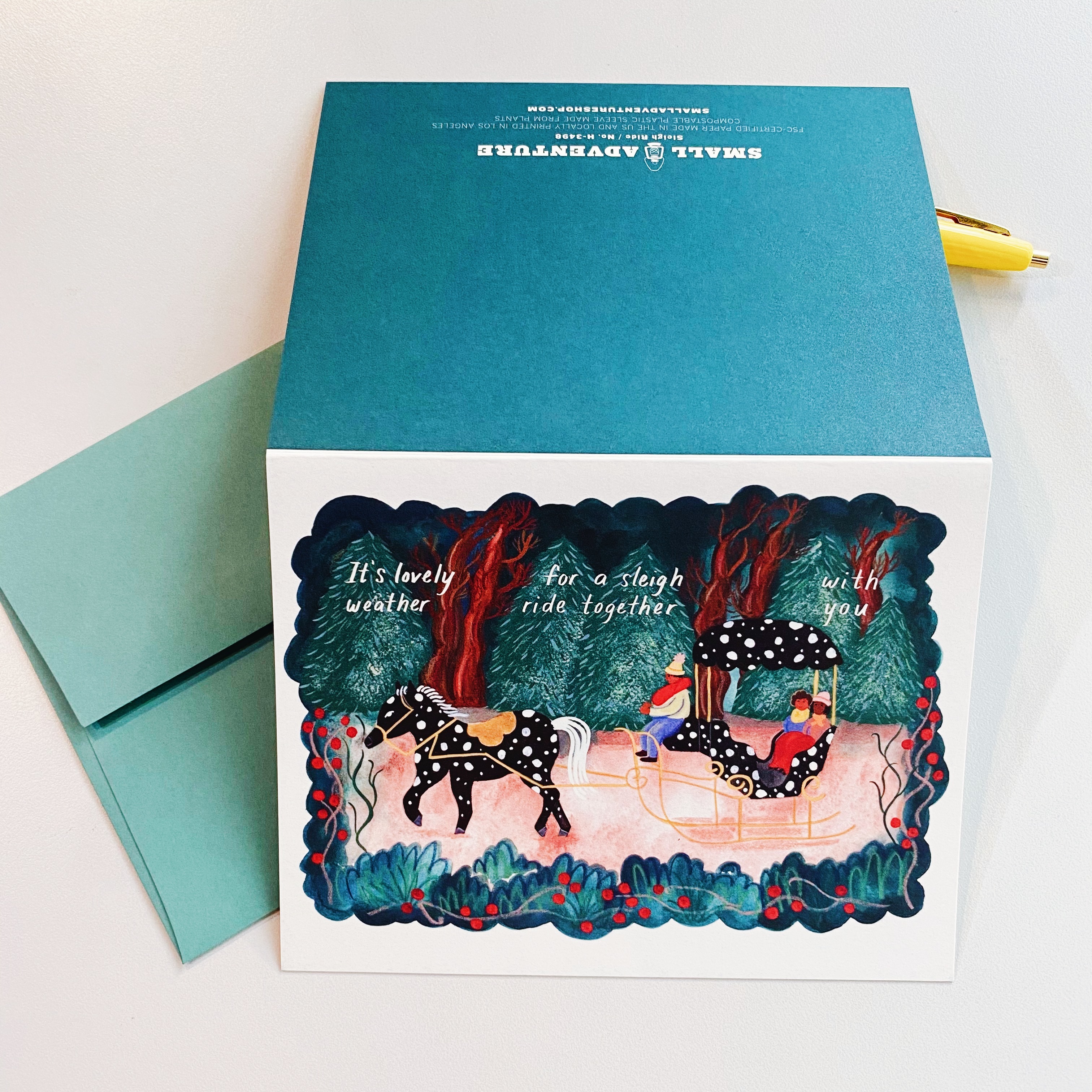 共乘馬車 萬用卡片 賀卡 SMALL ADVENTURE