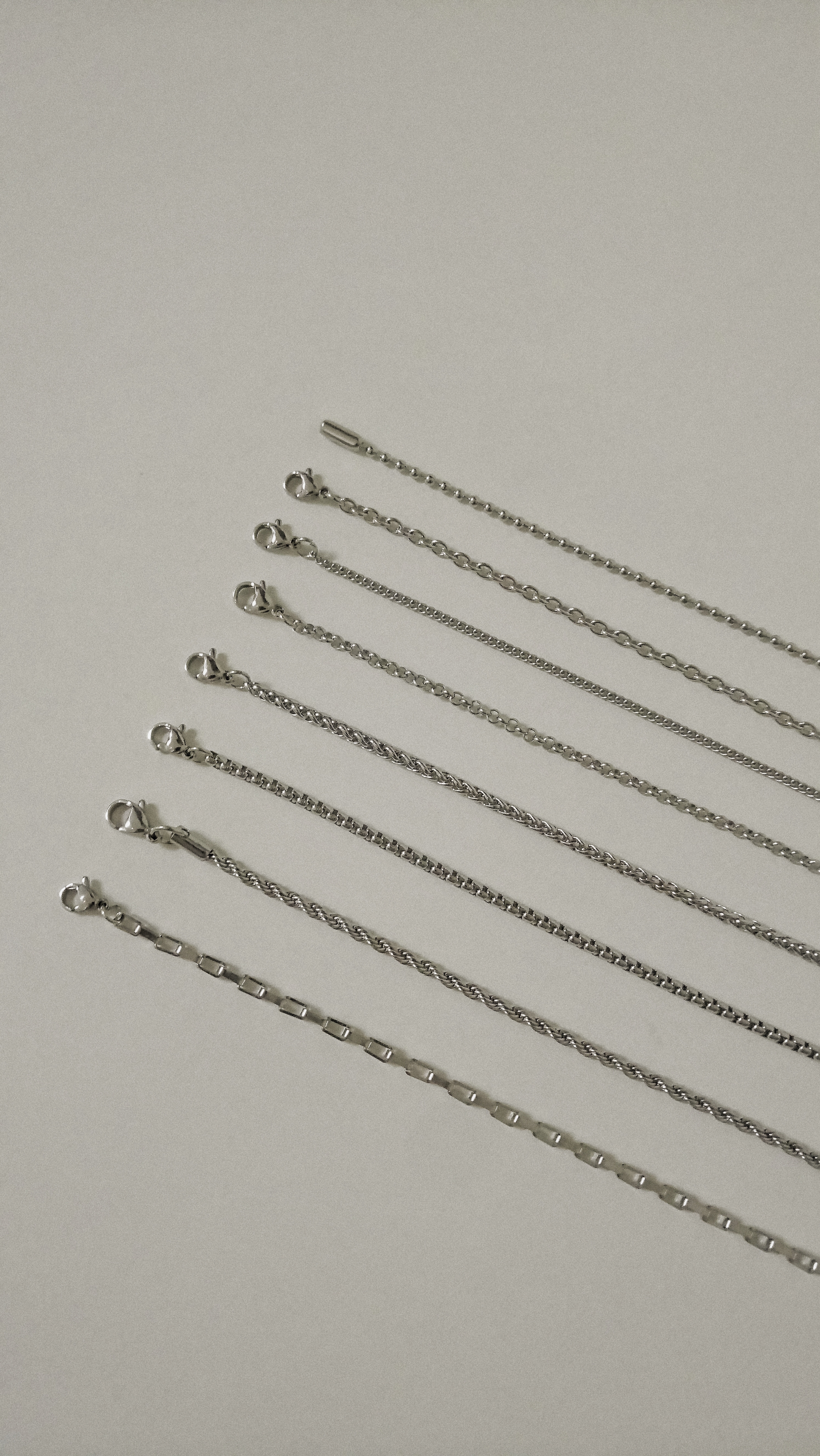 #現貨 (ACCO502) 鈦鋼無吊墜項鍊