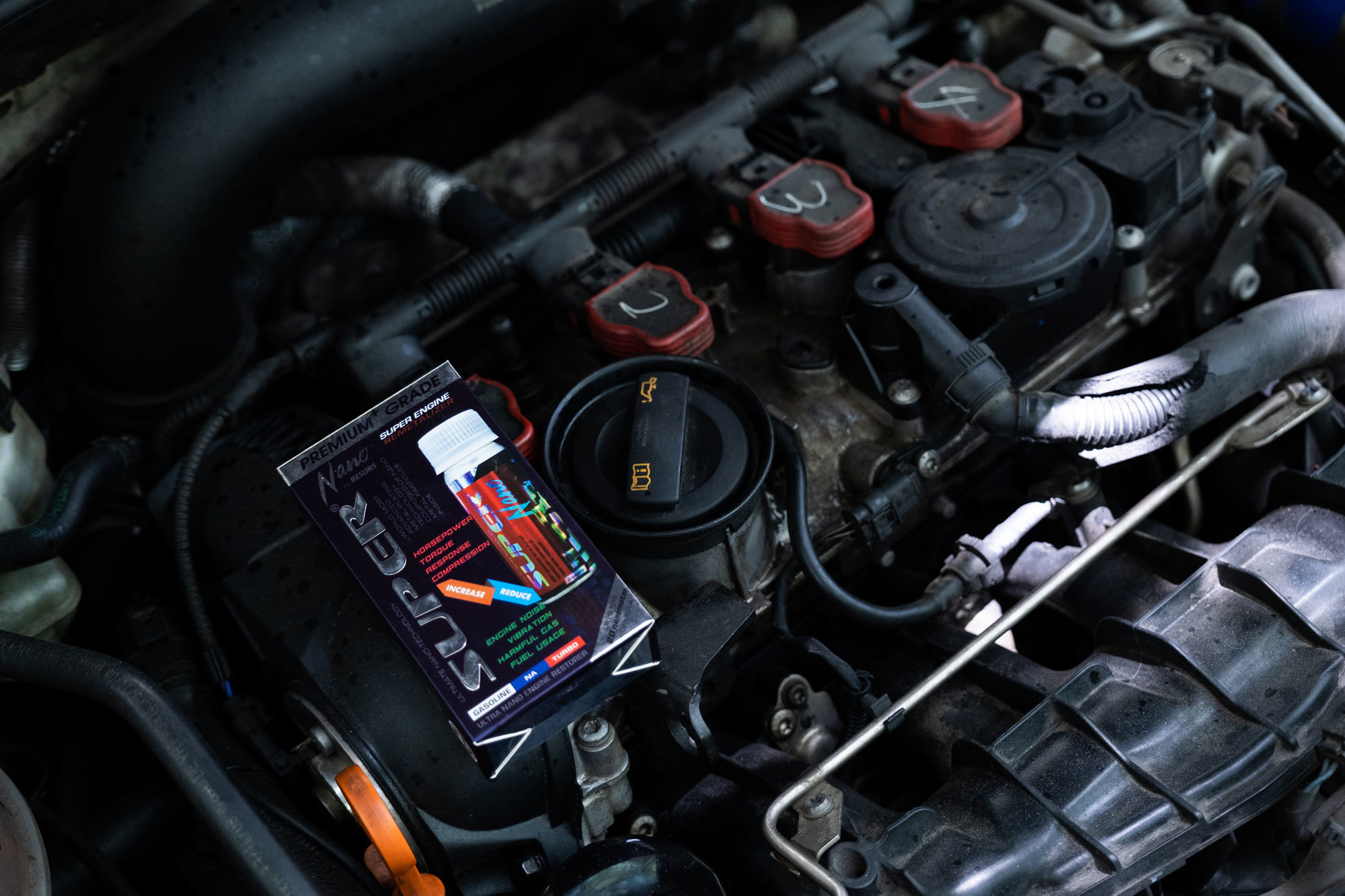 SUPERNANO Engine Restorer 50g x 2 Bottles + Engine Flush 350 ML