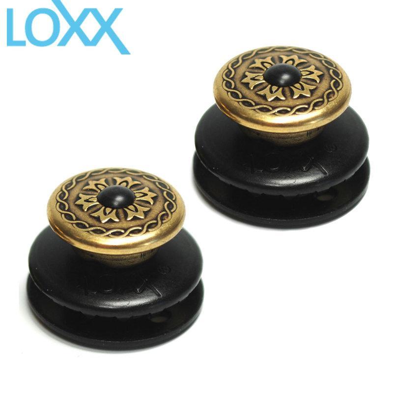 德製 LOXX E-VIC-BLK 暗黑 維多利亞雕花 木吉他 古典吉他 民謠 安全背帶釦