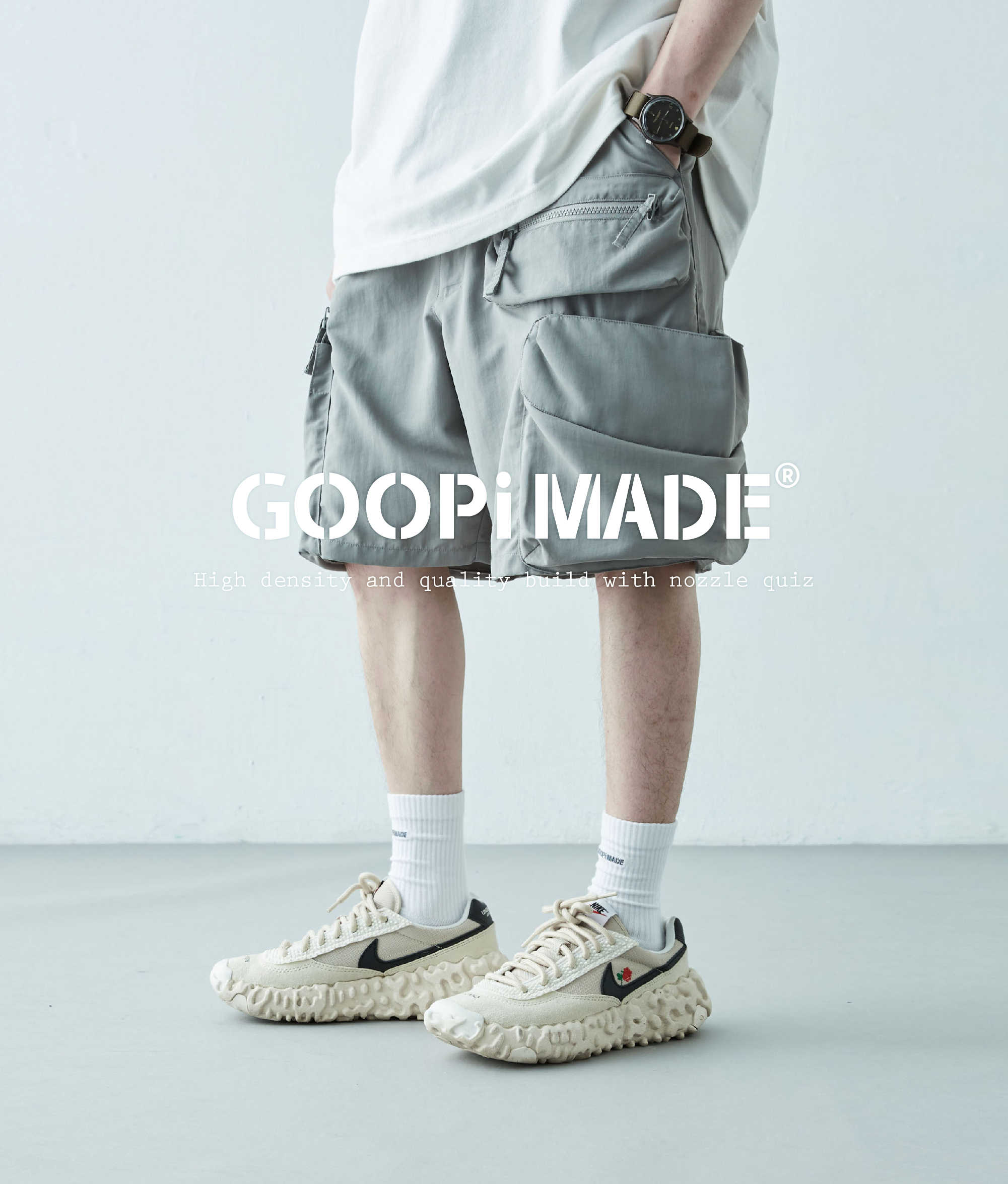 GOOPiMADE 與 nozzle quiz 合作的分趾襪子產品目錄