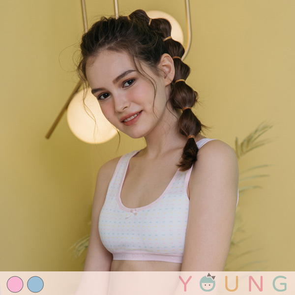 小甜心。不透色兒童發育背心內衣 A罩