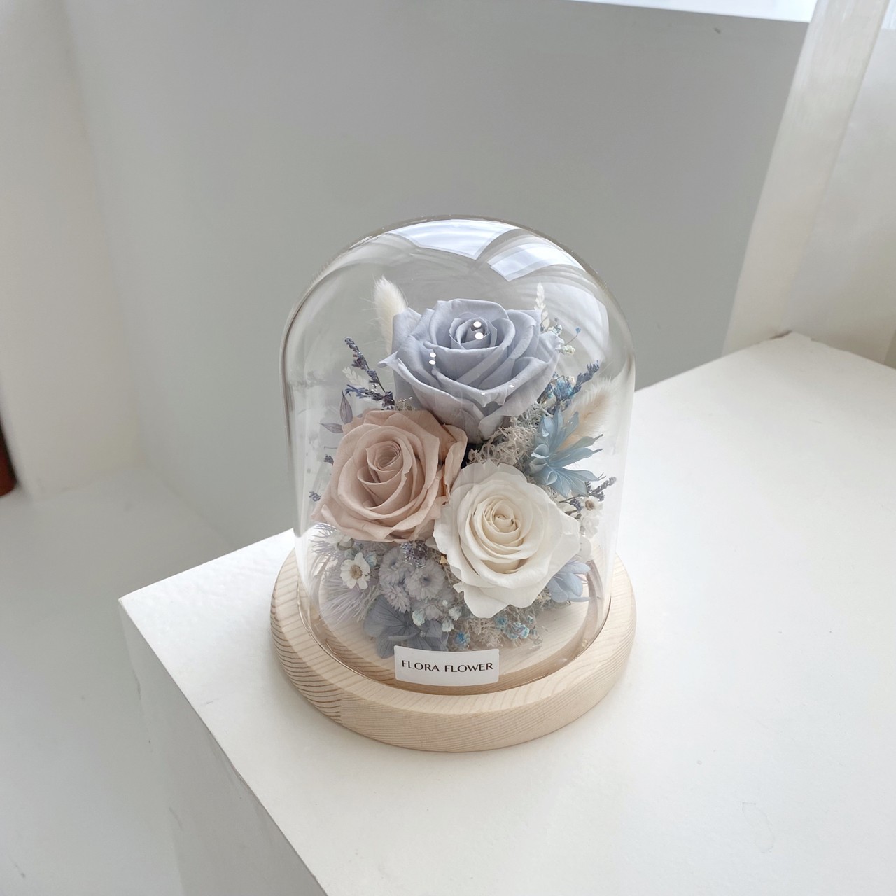 永生花夜燈- 伯爵奶茶