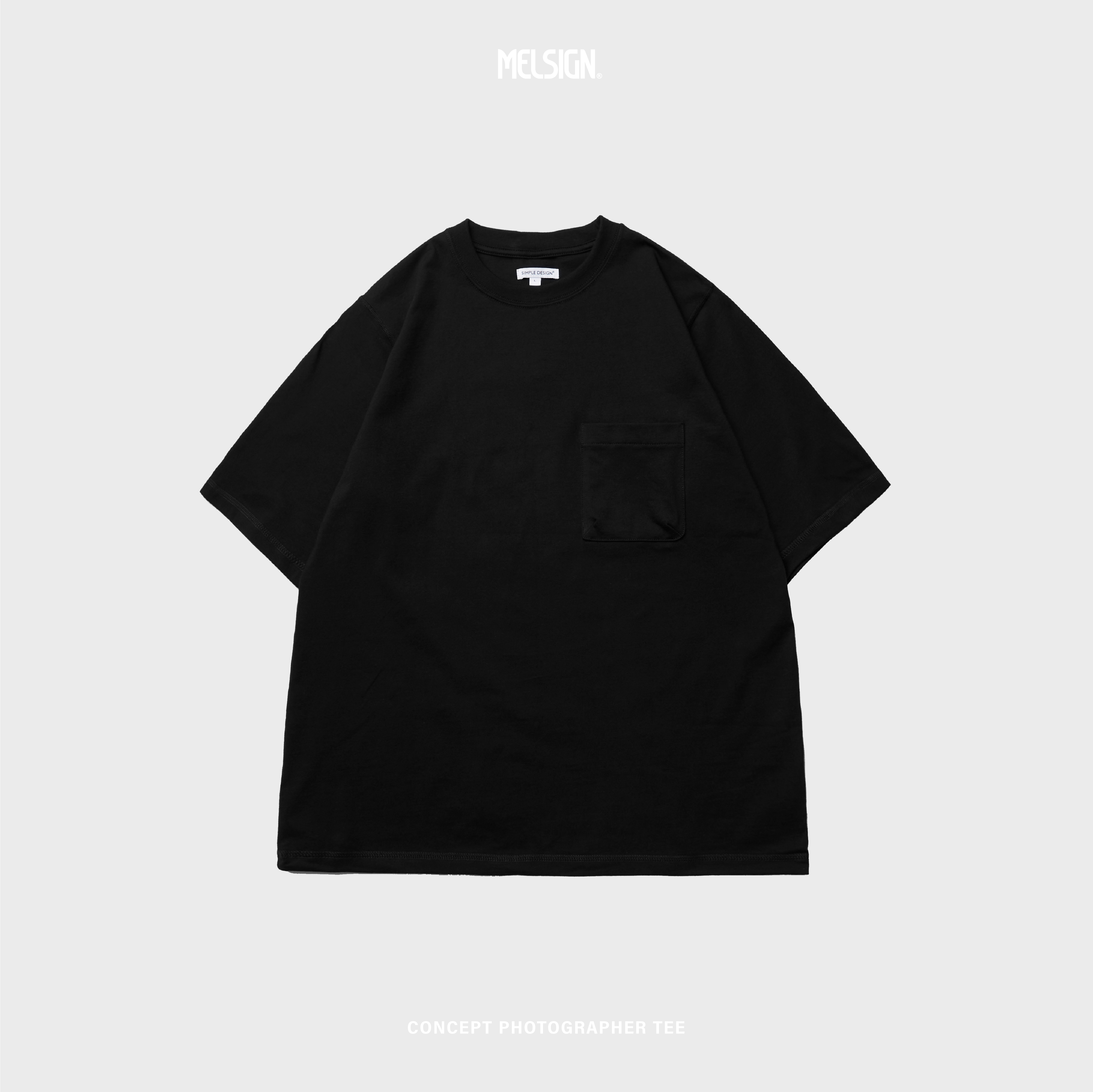 MELSIGN - C.T.S. Pocket Tee - Black