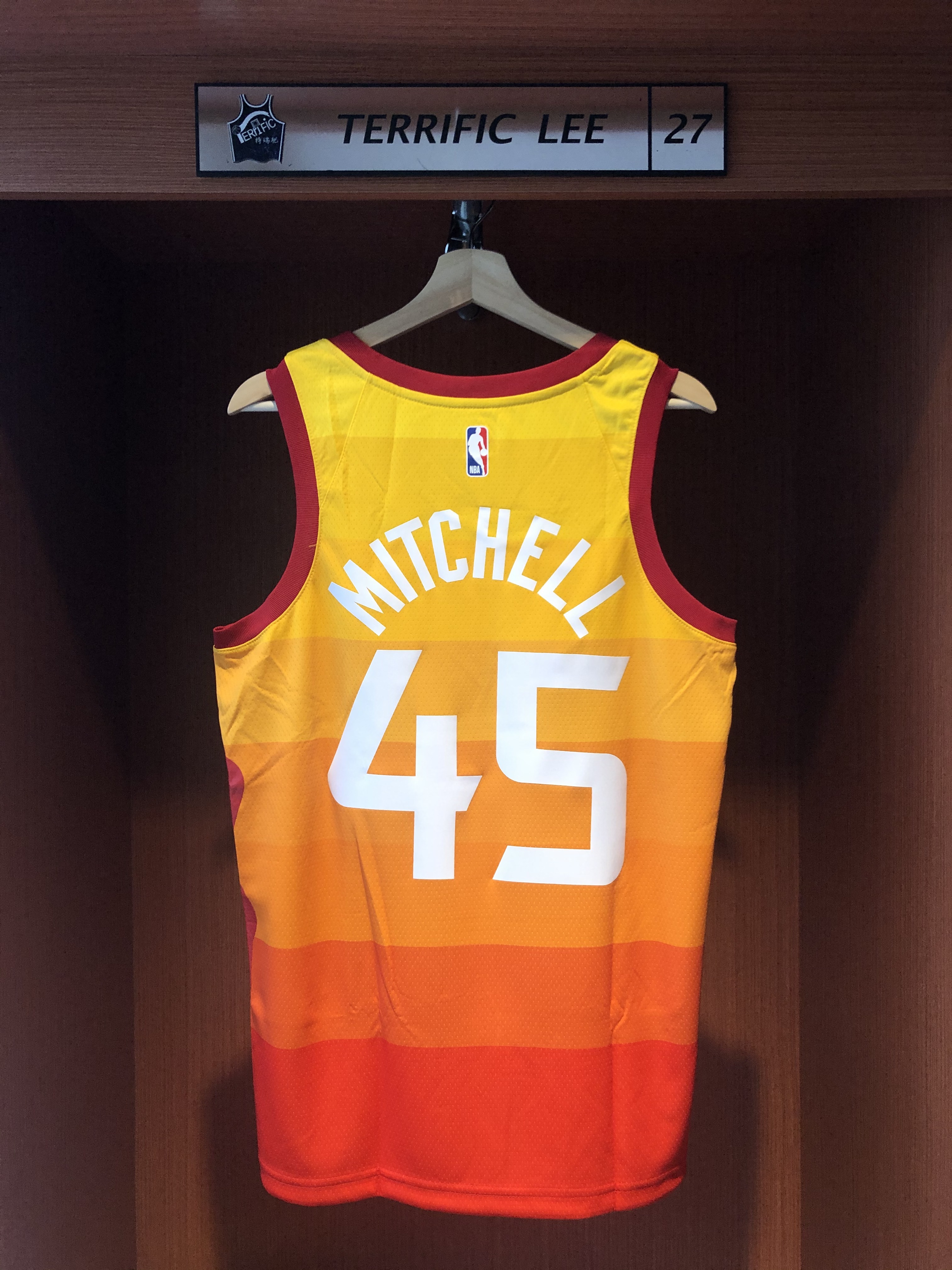 NBA球衣 Donovan Mitchell 猶他爵士城市 漸層 City Nike Swingman 球迷版 熱轉印 全新