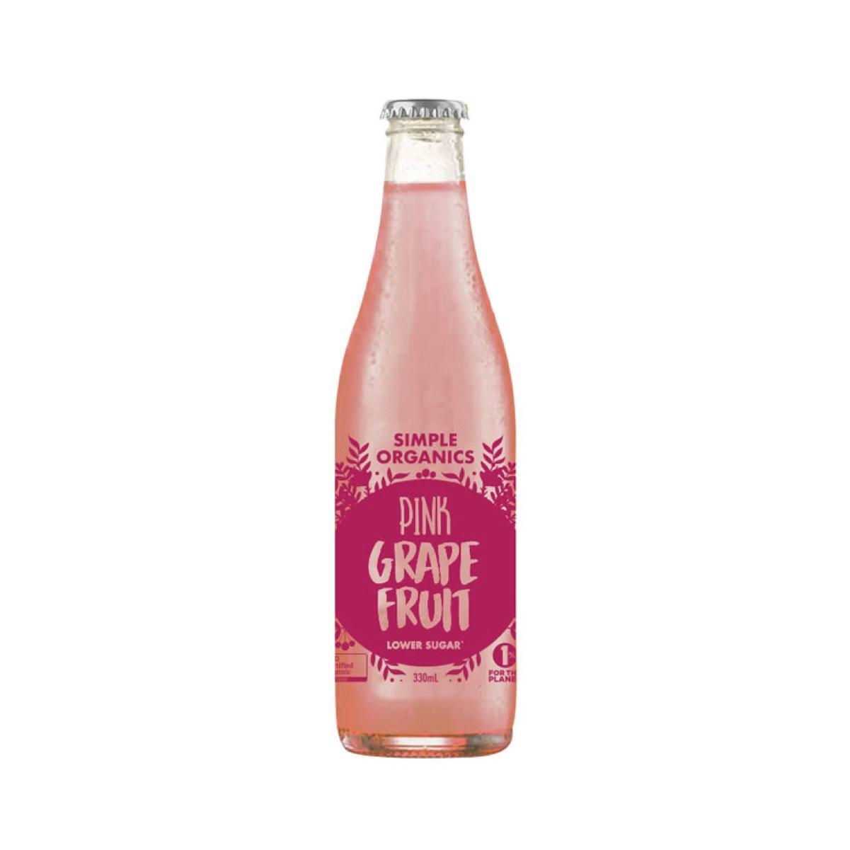 Organic Pink Grapefruit Soda Simple Organics