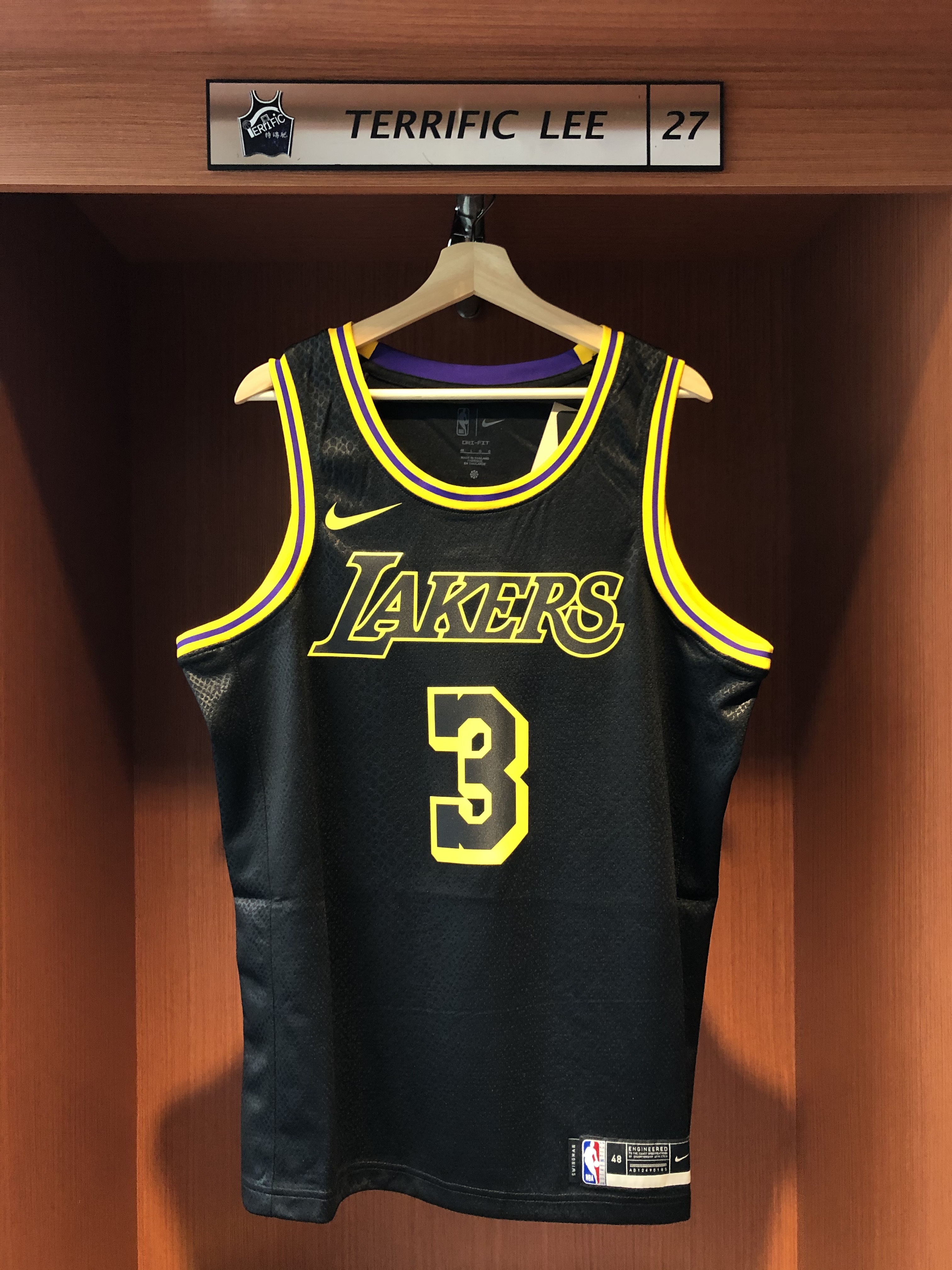 NBA球衣 Anthony Davis 洛杉磯湖人城市 蛇紋 City Nike Swingman 球迷版 熱轉印 全新