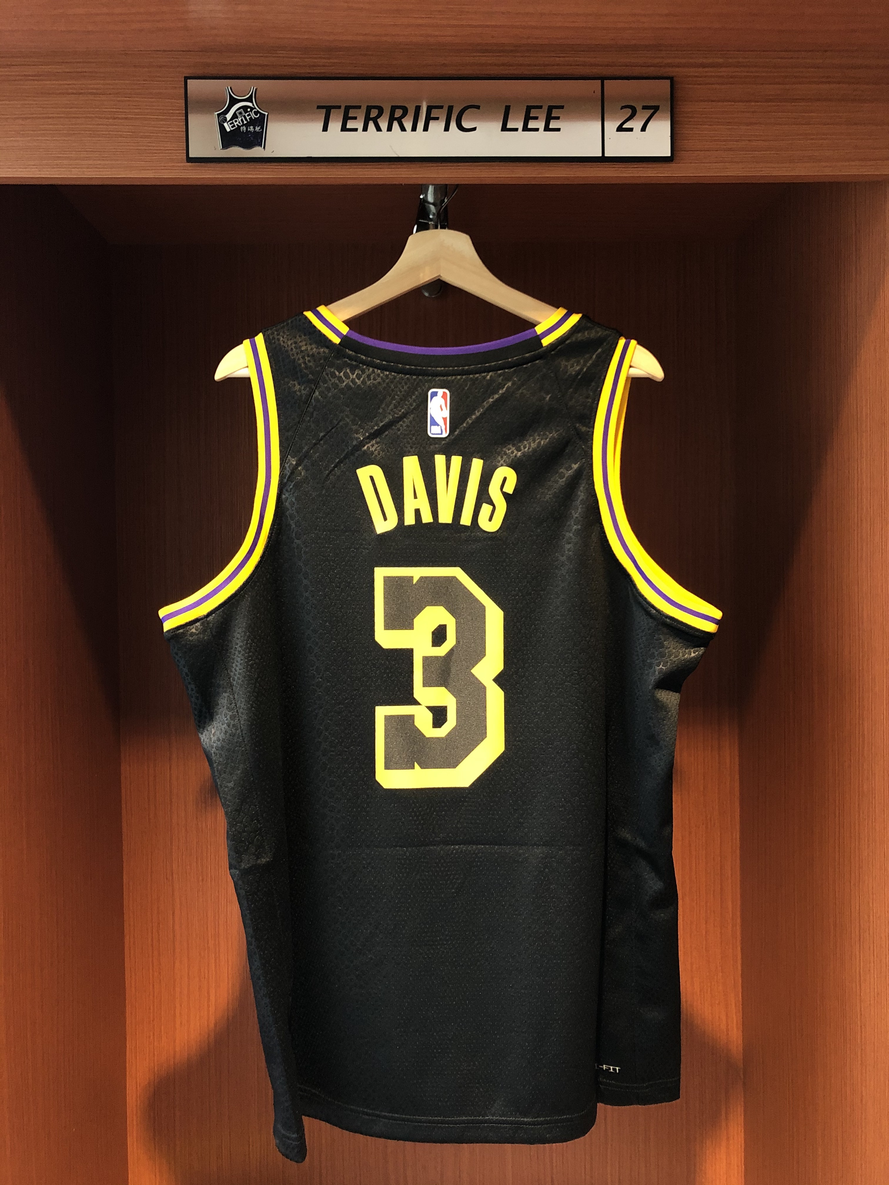 NBA球衣 Anthony Davis 洛杉磯湖人城市 蛇紋 City Nike Swingman 球迷版 熱轉印 全新