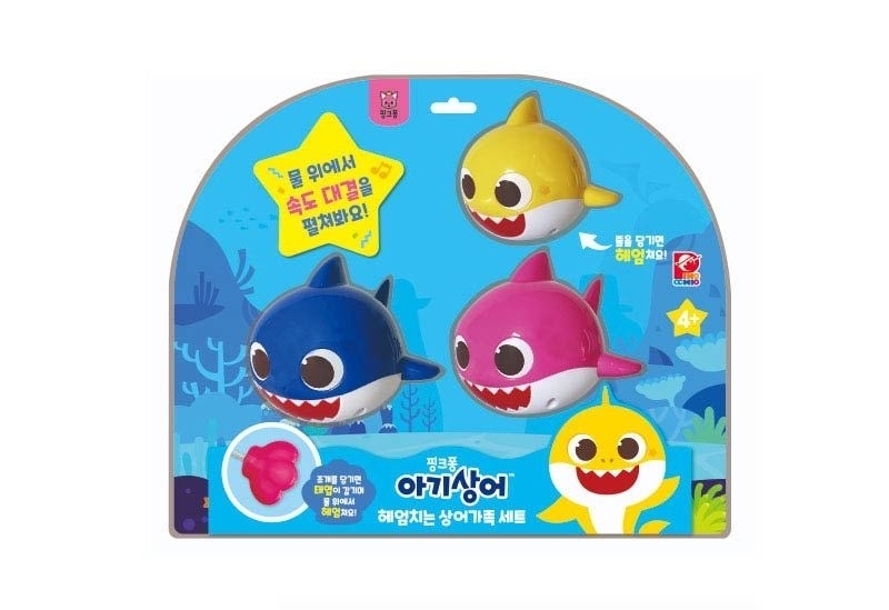 韓國直送🇰🇷Baby Shark Family沖涼玩具