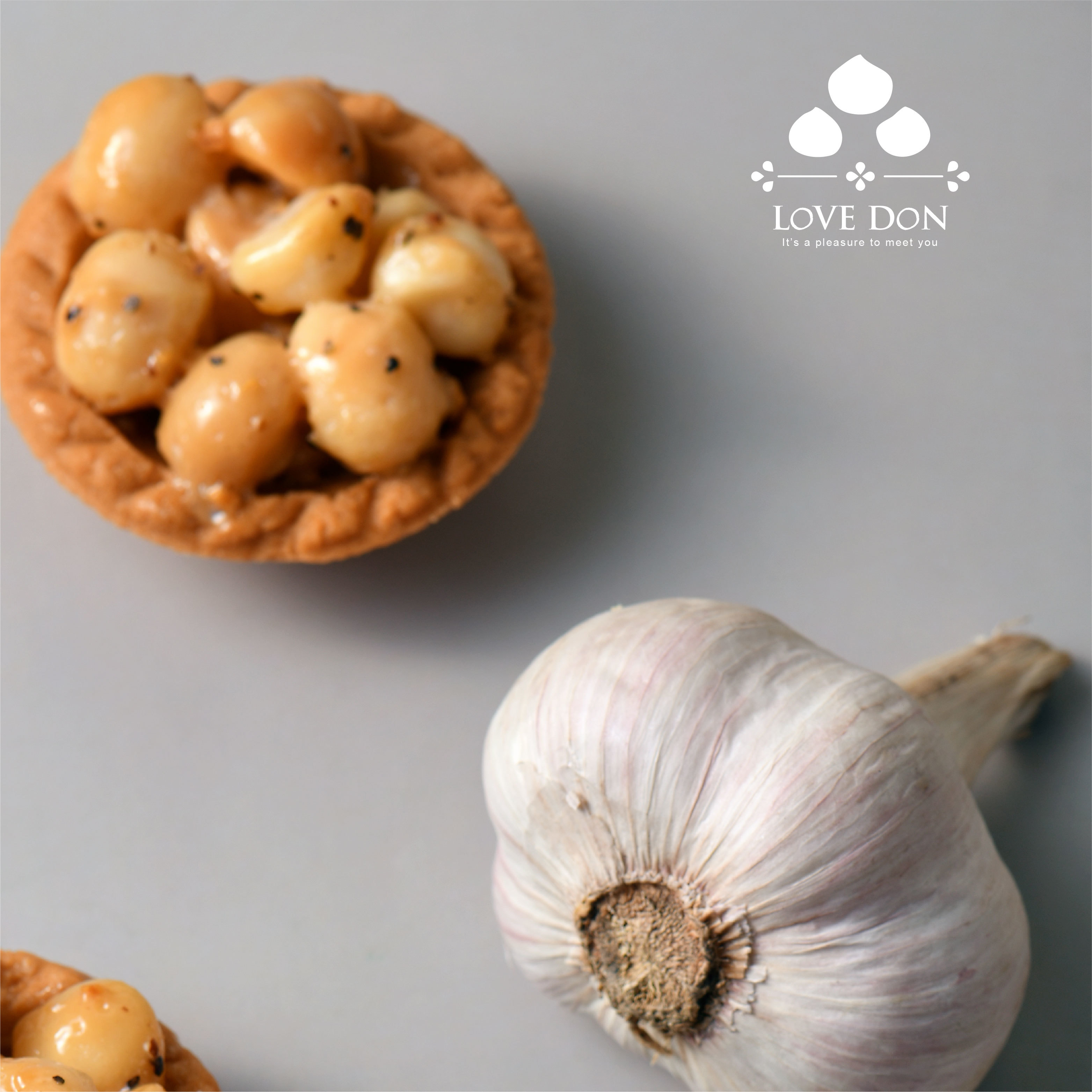 蒜香黑胡椒夏威夷豆塔 10入/15入(海外專區)