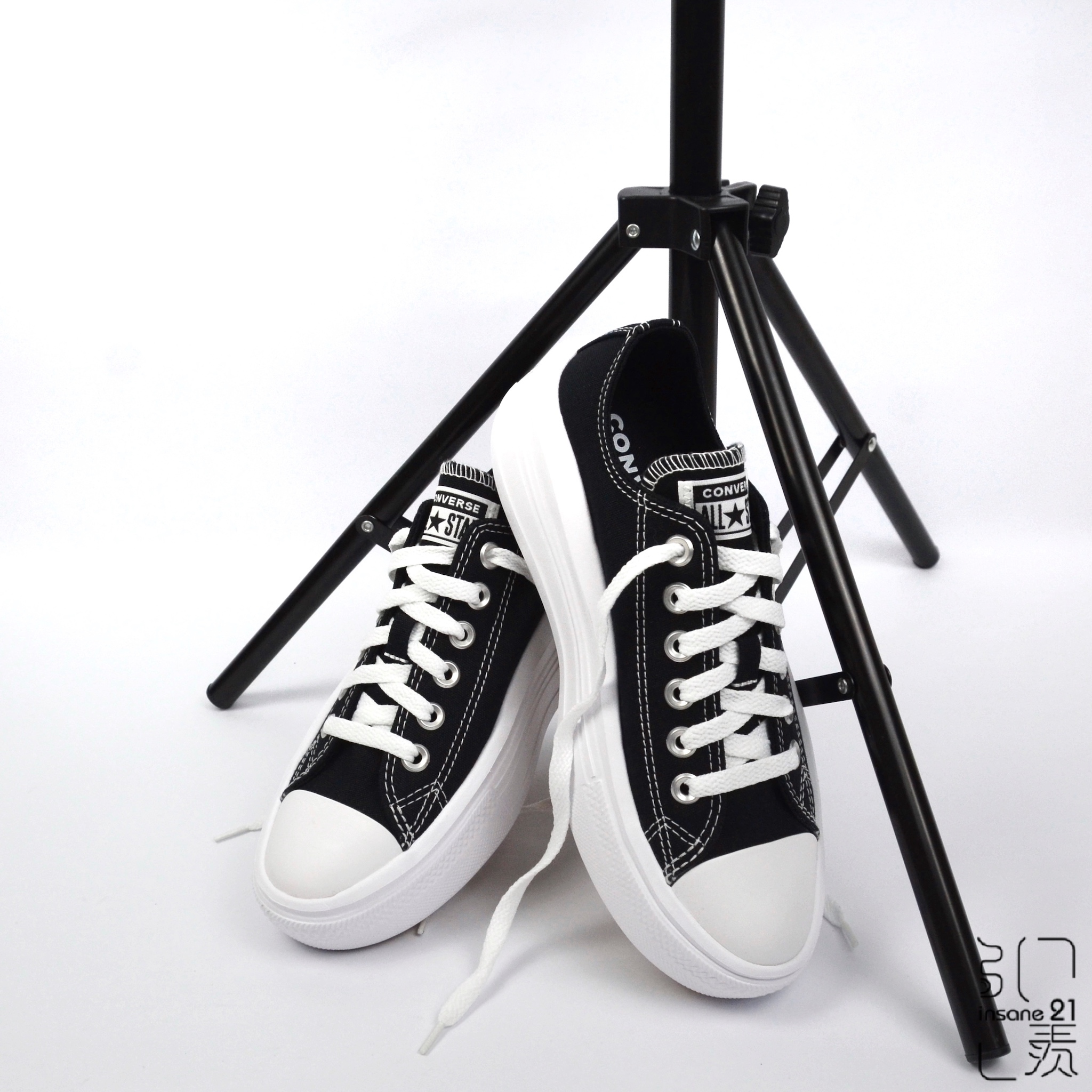 CONVERSE ALL STAR MOVE 匡威 黑白 厚底 女款 570256C