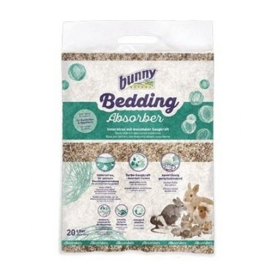 德國 bunny邦尼 鼠兔墊材- 強力吸水除臭草墊20L