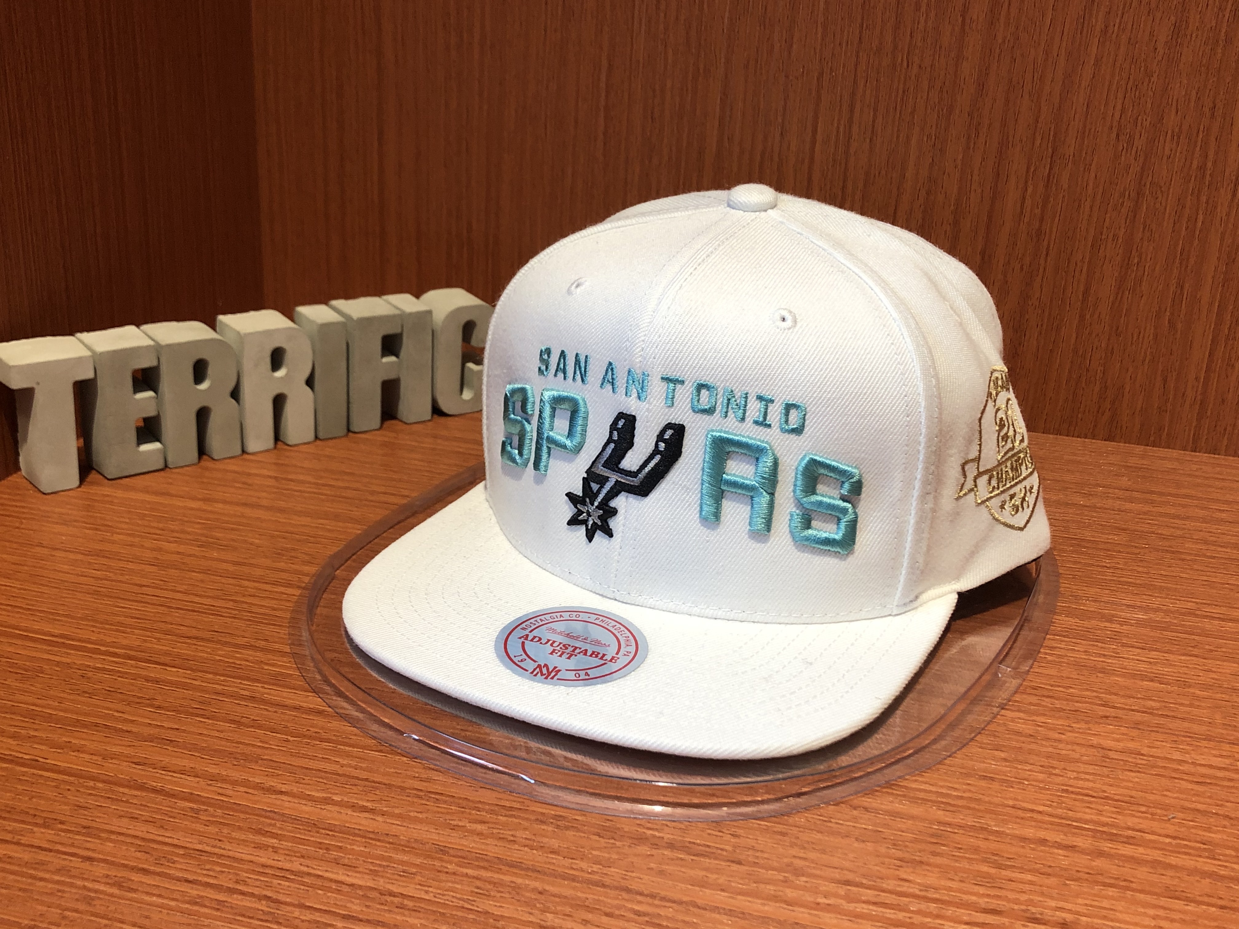 NBA帽子 San Antonio Spurs 聖安東尼奧馬刺 Tim Duncan #21 五冠 復古綠字 棒球帽 M&N 可調式 全新