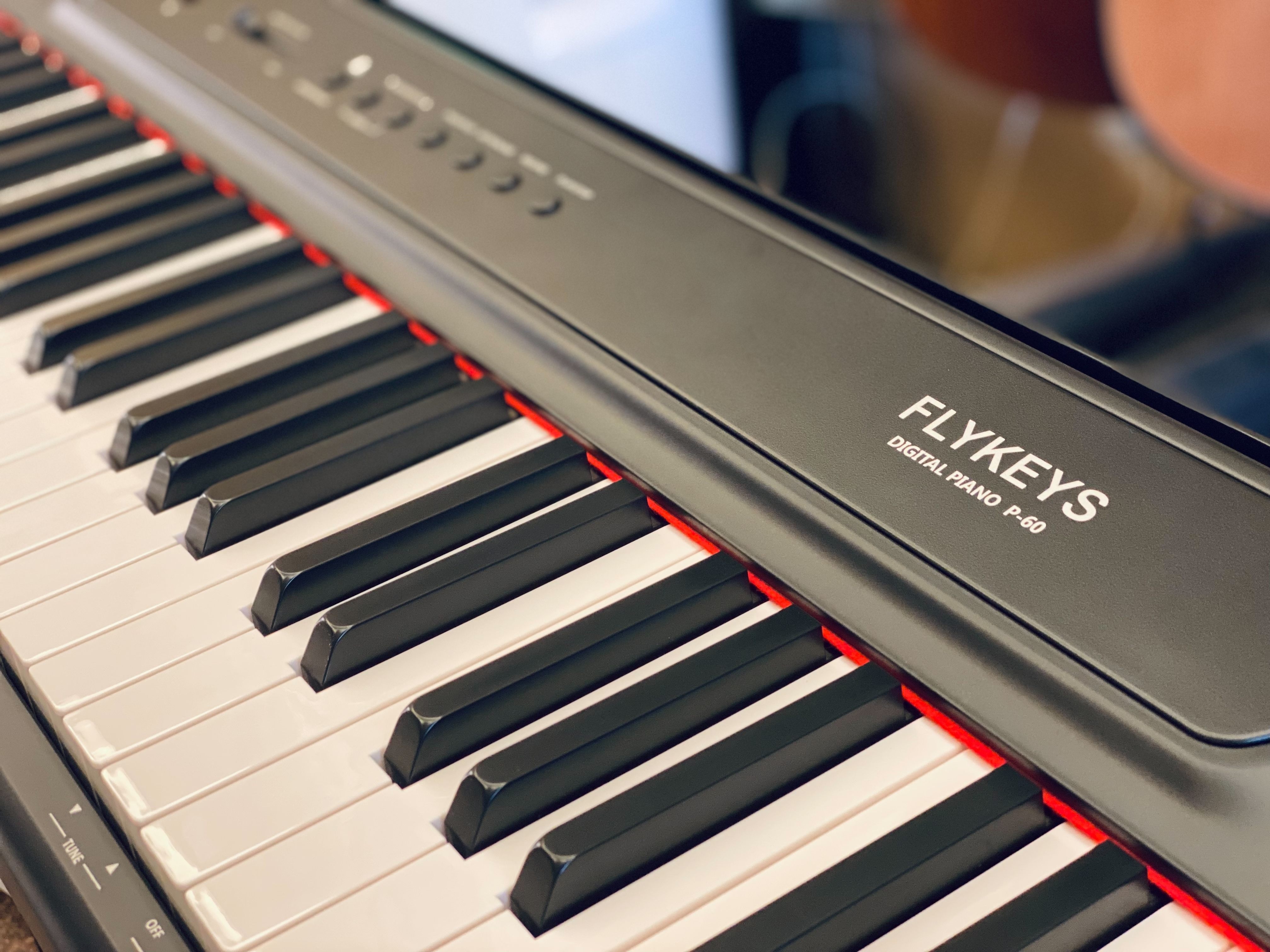 Flykeys FLYKEYS P60 88鍵 電鋼琴 真實重琴鍵 德國平台鋼琴音色 附延音踏板 P-60 第 4 張圖片｜三峽鍵盤 / 鋼琴