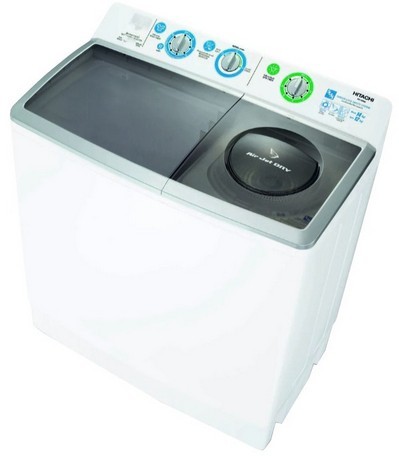 日立 Hitachi   PS-140MJ‧14/12公斤/低去水位‧日式雙槽半自動洗衣機-香港行貨-原廠1年全機保養‧