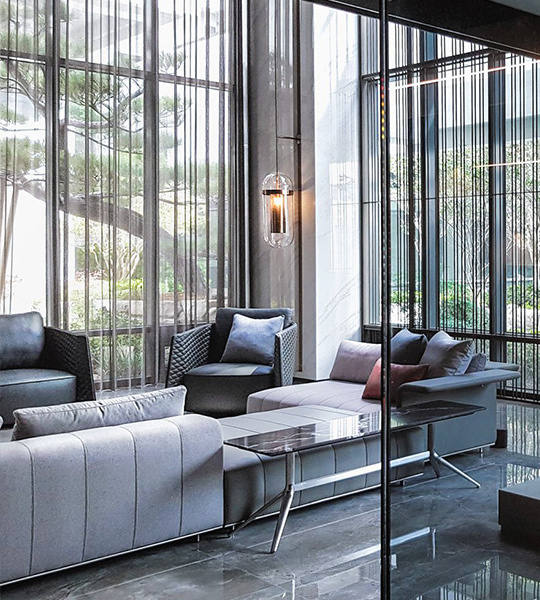 豪宅挑高客廳設計