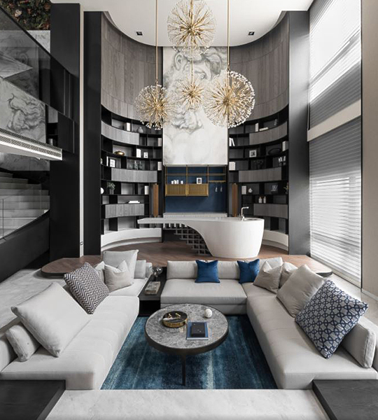 嘉義豪宅挑高設計