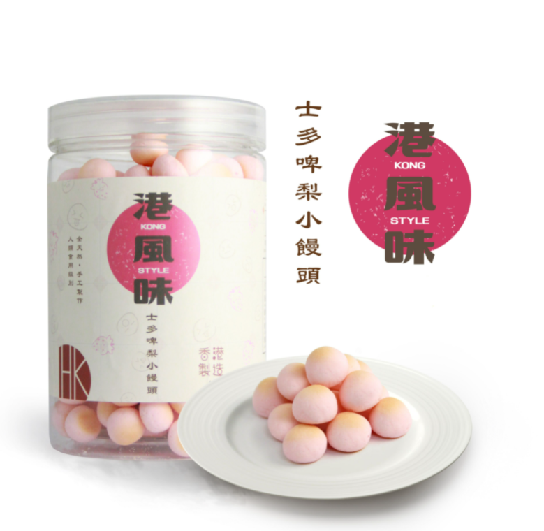 ※$120 @ 4罐※ [香港製造] 港風味 KONG STYLE 士多啤梨小饅頭 180g (貓狗合用)
