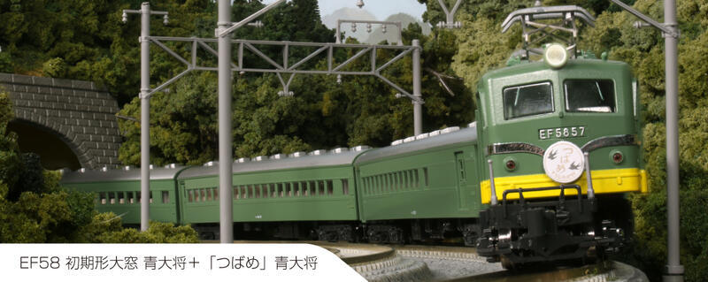 Kato 3039 N規 EF58初期形大? 青大將 電車