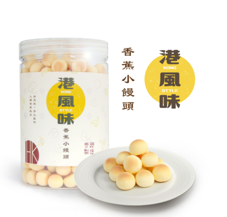 ※$120 @ 4罐※ [香港製造] 港風味 KONG STYLE 香蕉小饅頭 180g (貓狗合用)