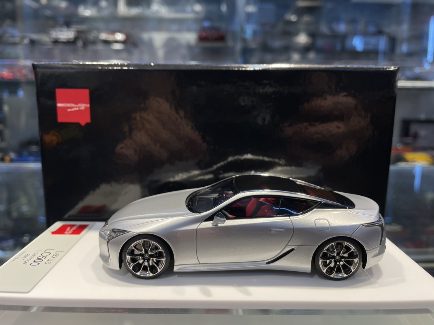 MakeUp EM558C Lexus LC500 L Package 2017 Silver 1/43