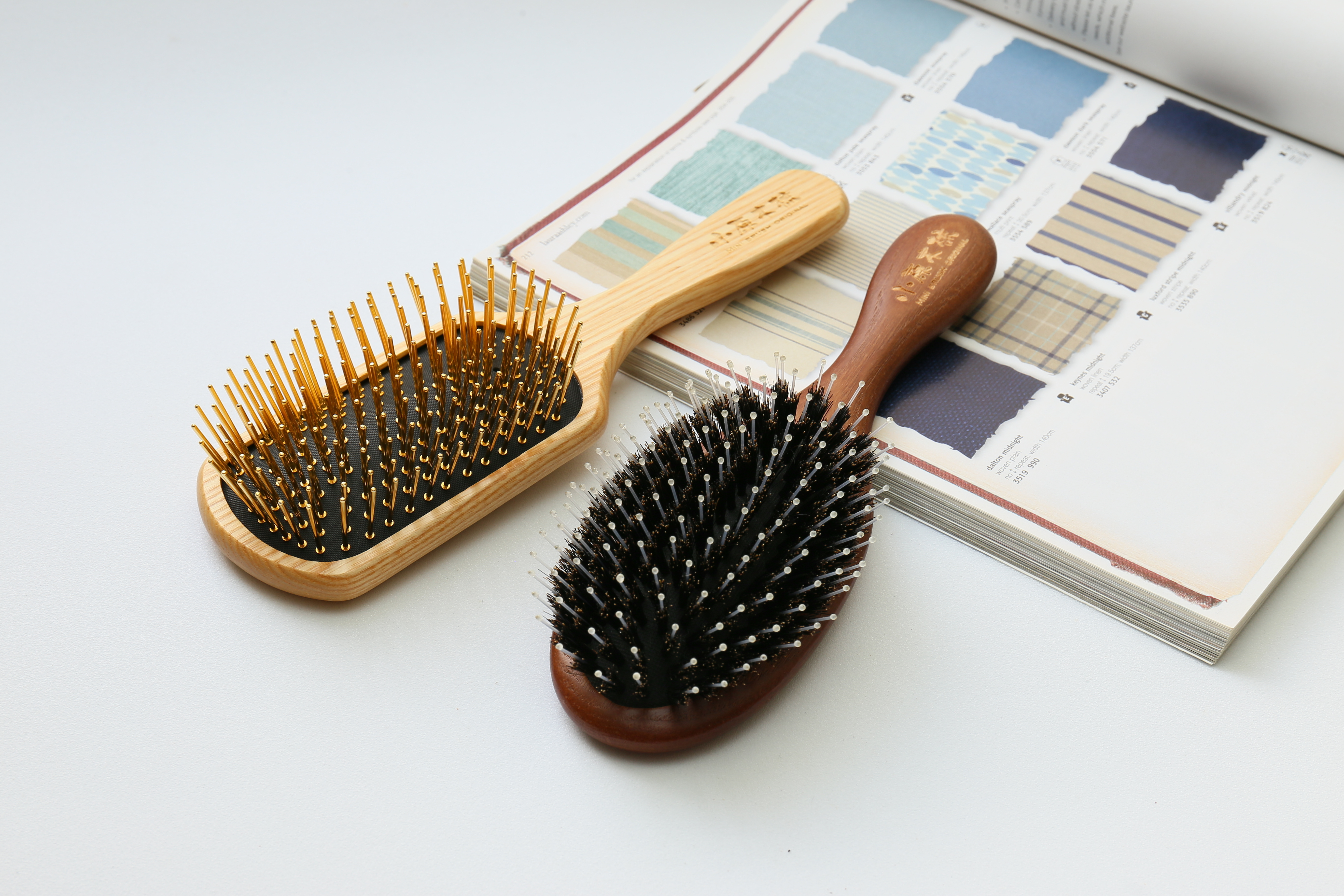 【小原木梳】護髮抗毛躁/按摩頭皮組合 -（遠紅外線功能版）頭髮 頭皮健康 一組就夠