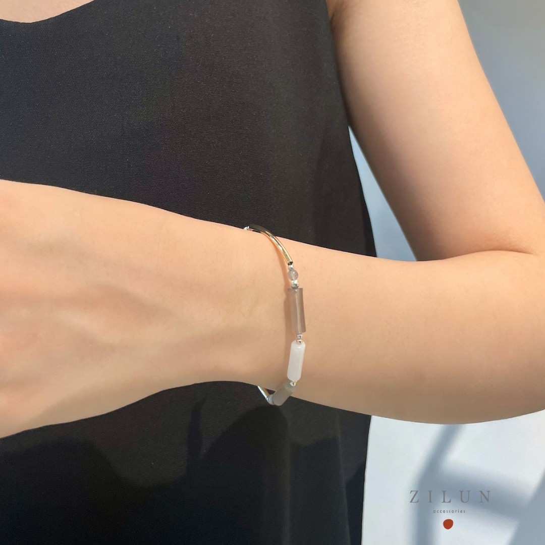 │輕奢│月光石物語 • 天然石 • 手鍊 • 美國14K注金 • 14kgf