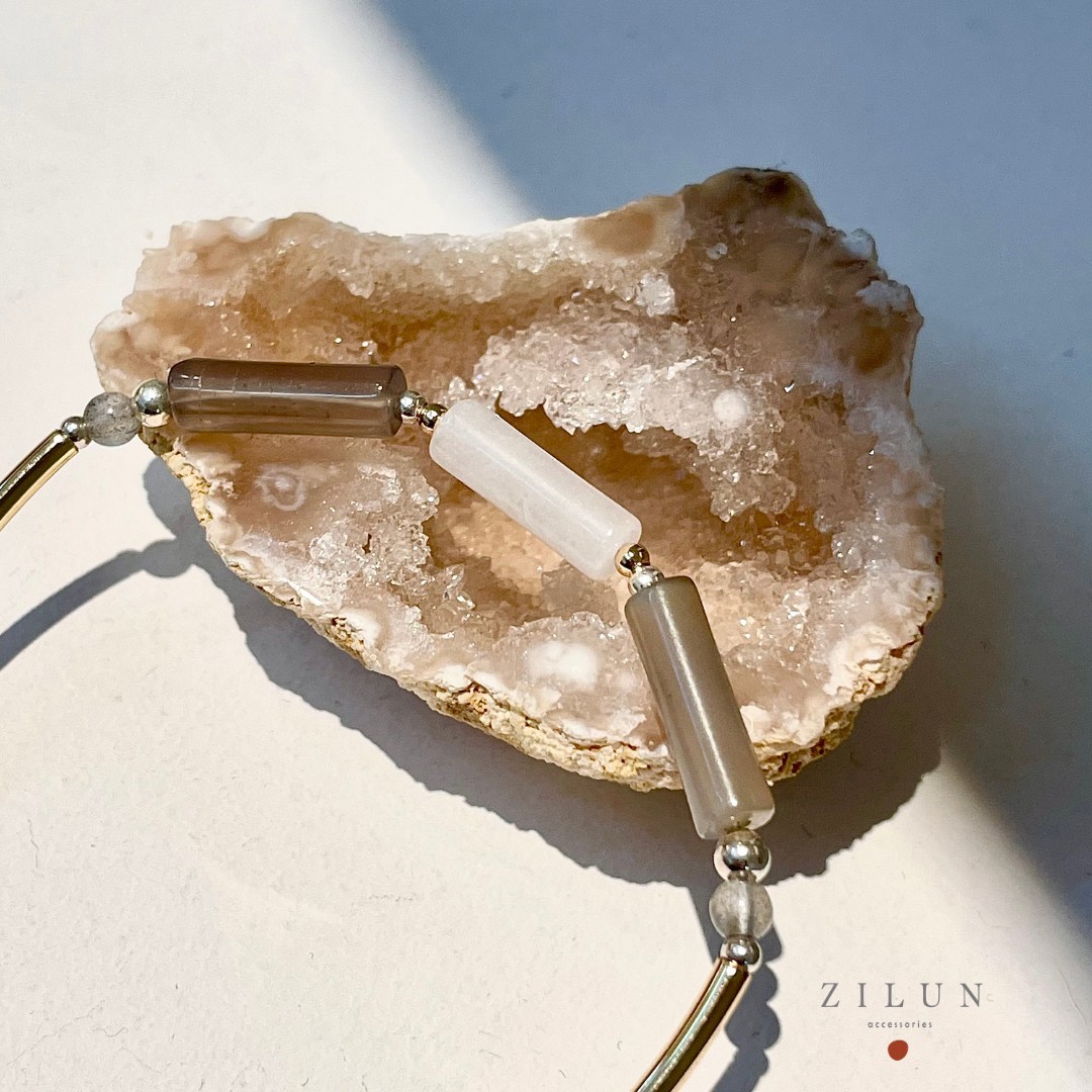 │輕奢│月光石物語 • 天然石 • 手鍊 • 美國14K注金 • 14kgf