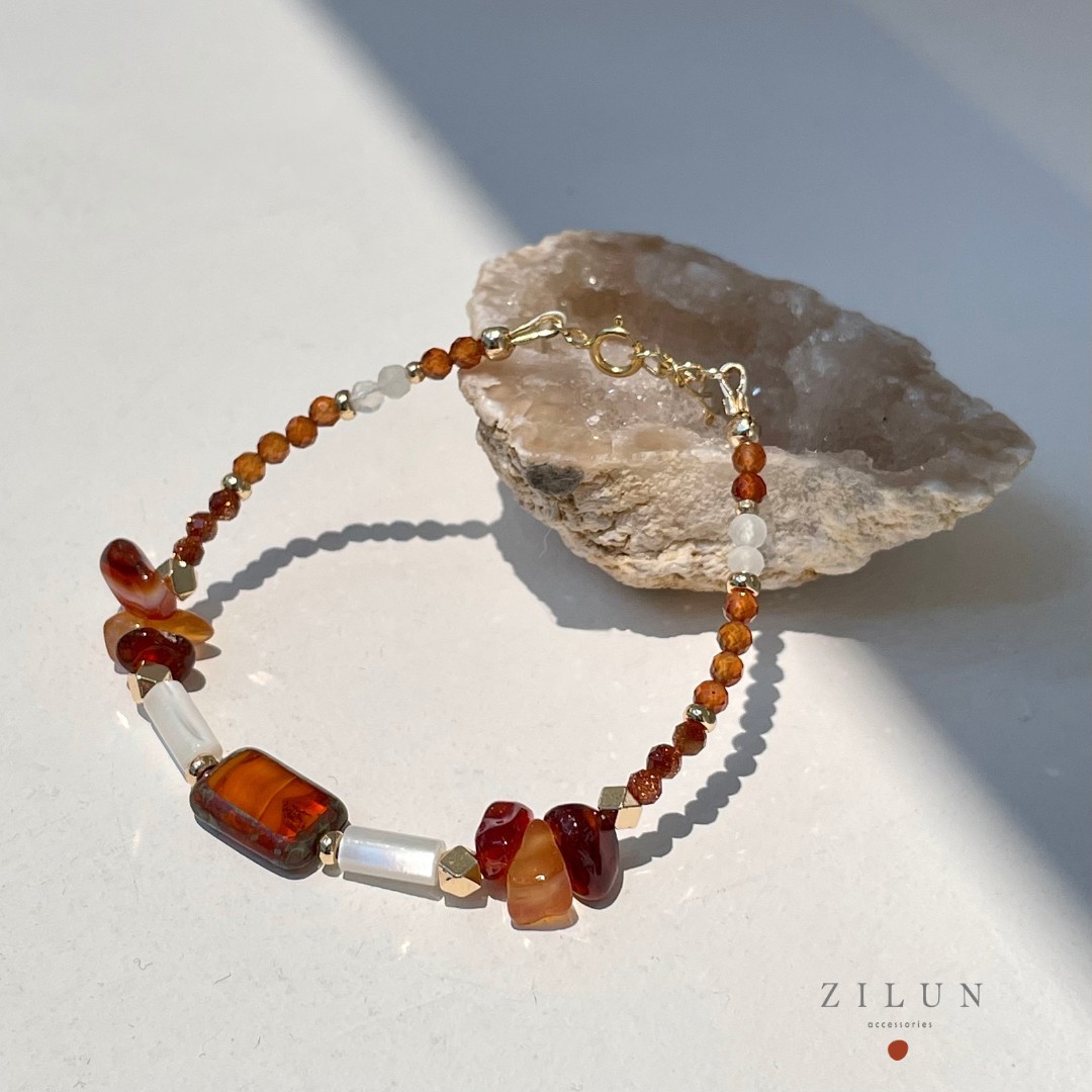 │輕奢│希望物語 • 天然石 • 手鍊 • 美國14K注金 • 14kgf