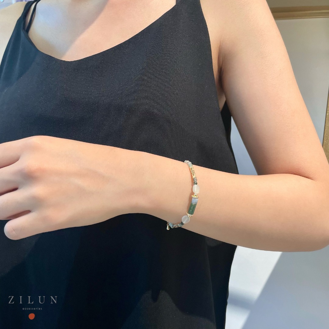 │輕奢│瑪瑙物語 • 天然石 • 手鍊 • 美國14K注金 • 14kgf