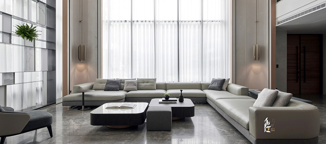 豪宅挑高客廳設計