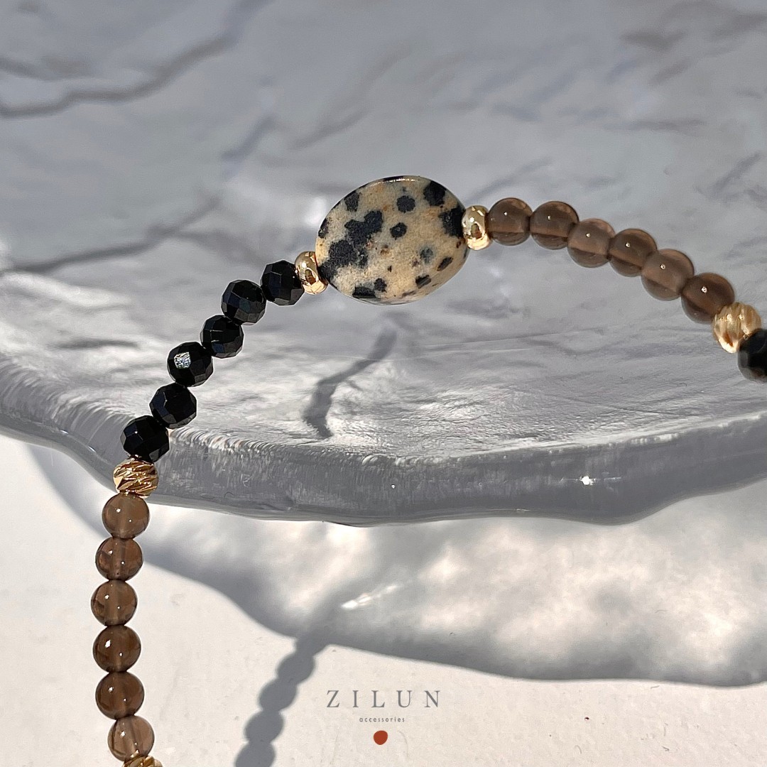 │輕奢│斑點石物語 • 天然石 • 手鍊 • 美國14K注金 • 14kgf