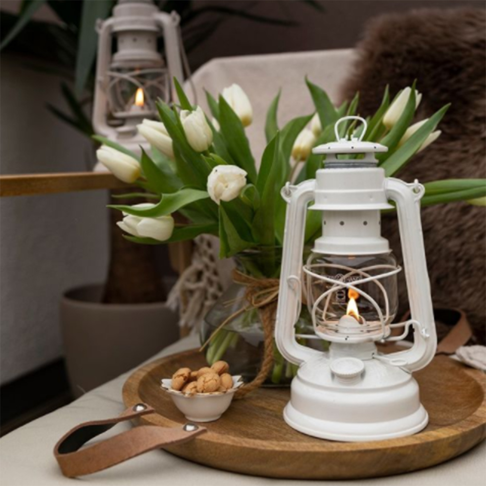 Feuerhand Baby Special 276 火手燈 古典煤油燈 純白