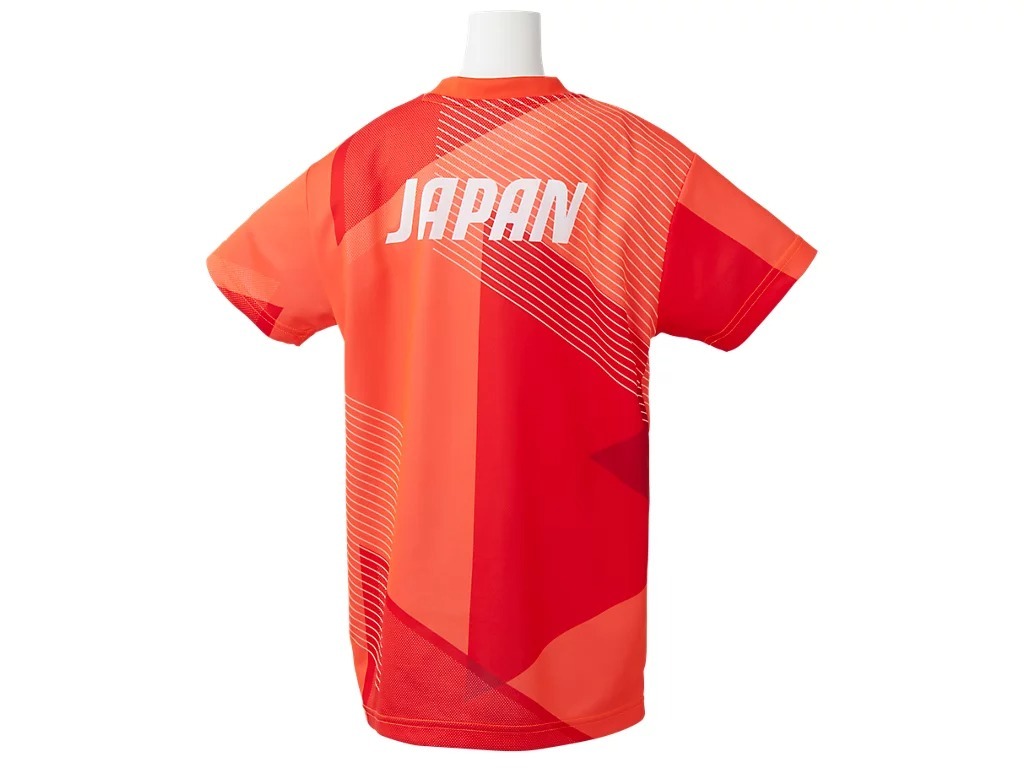 Asics Kid's T-Shirt (JOC會徽) - 日出紅