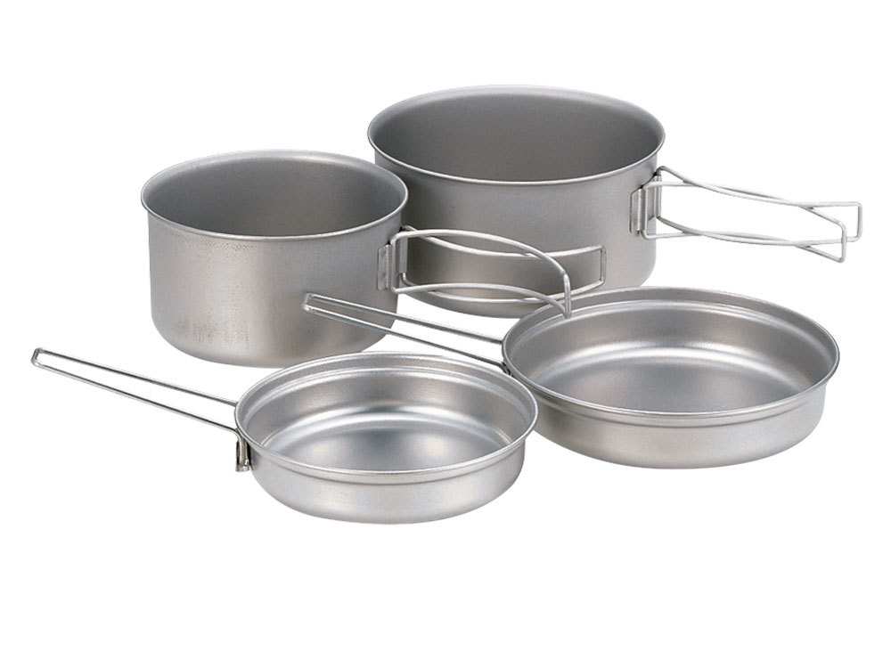 Snow Peak 鈦金屬個人雙鍋組