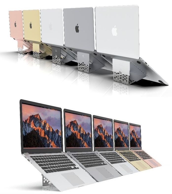 台灣 MAJEXTAND 「薄如無物」增高散熱手提電腦摺疊支架