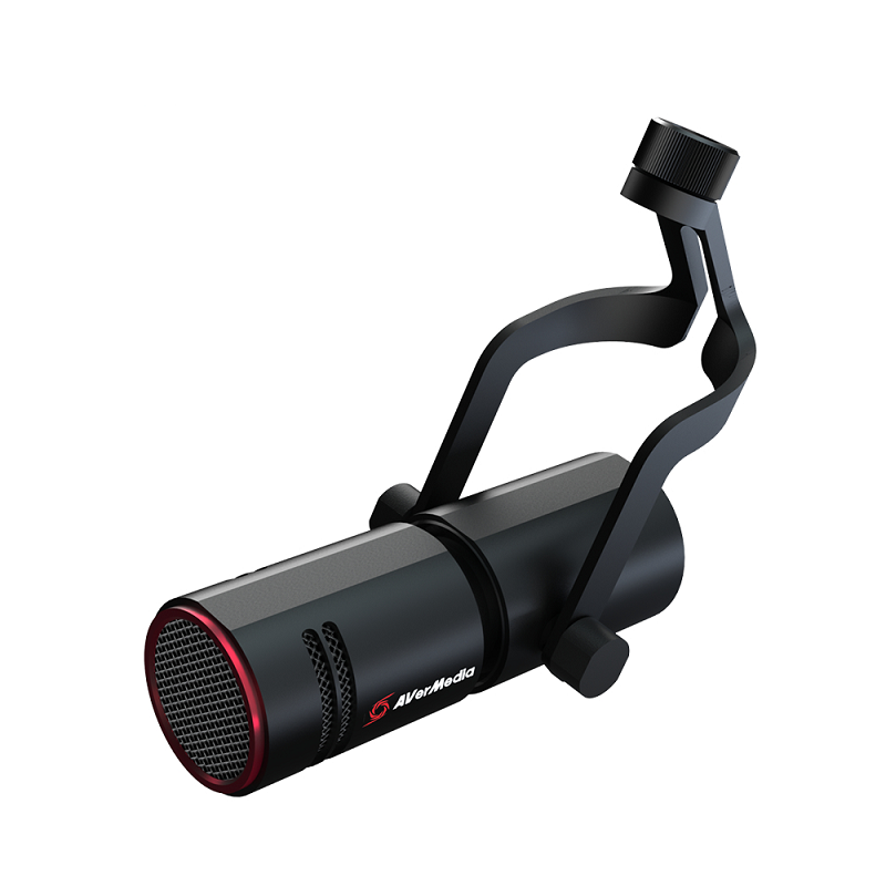 米特3C數位–圓剛 AM330 黑鳩 動圈式XLR麥克風 中音域加強 環境噪音降低 適合高品質錄音使用 內建防噴罩