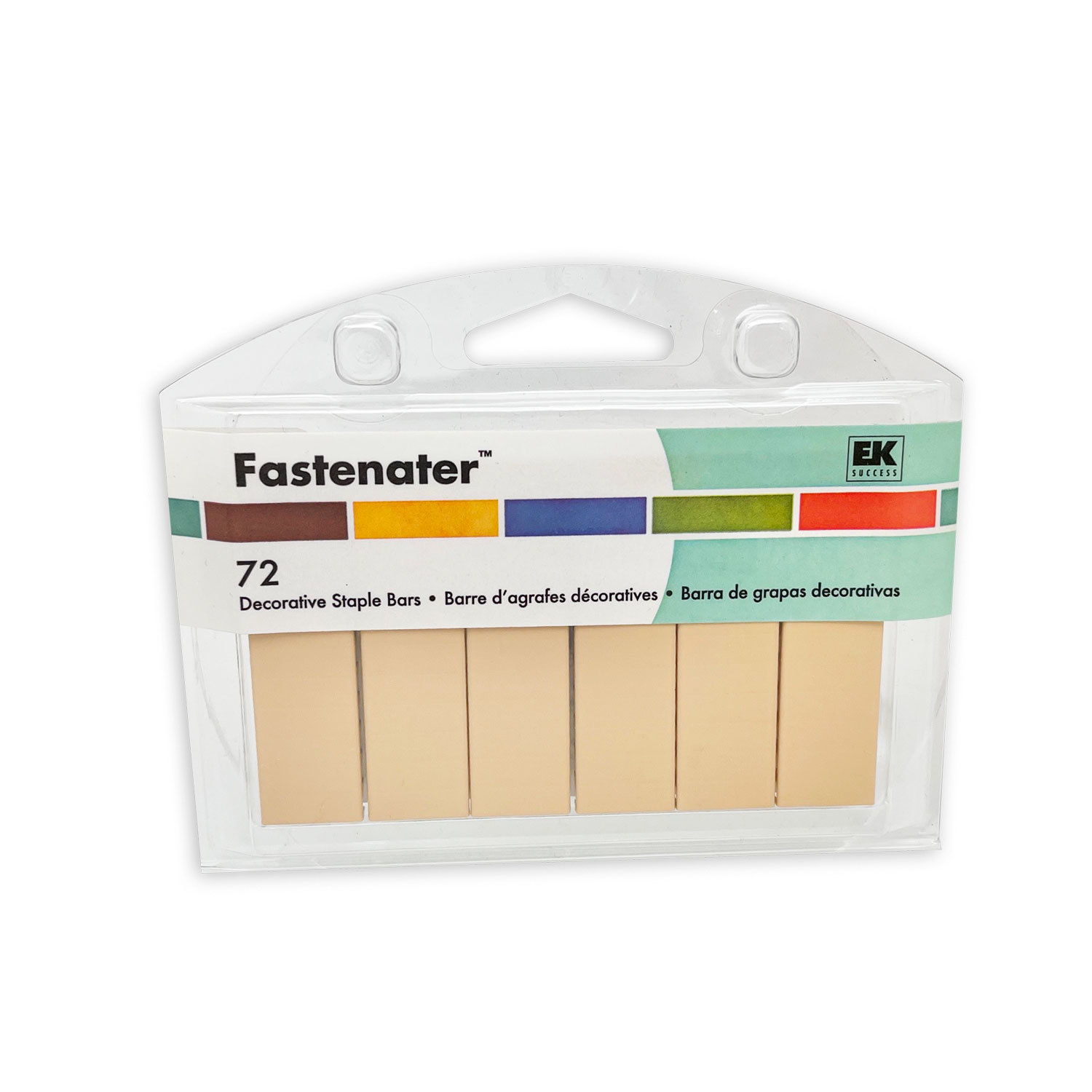 艾力典藏絕版【彩繪釘書針】-粉橘