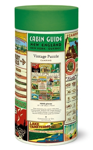 Cavallini & Co. 1000片拼圖 Camping 露營