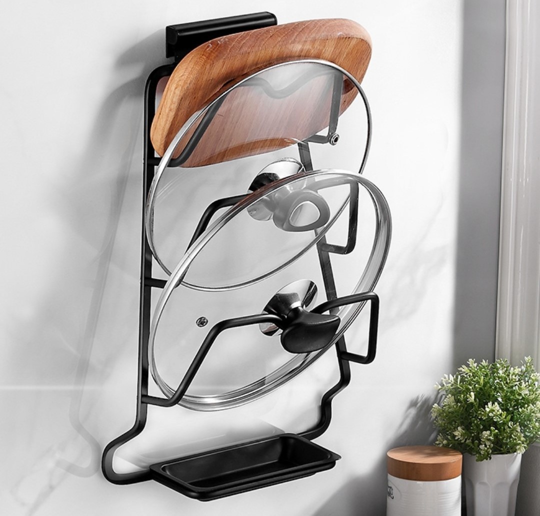 萬用廚房三層鍋蓋架