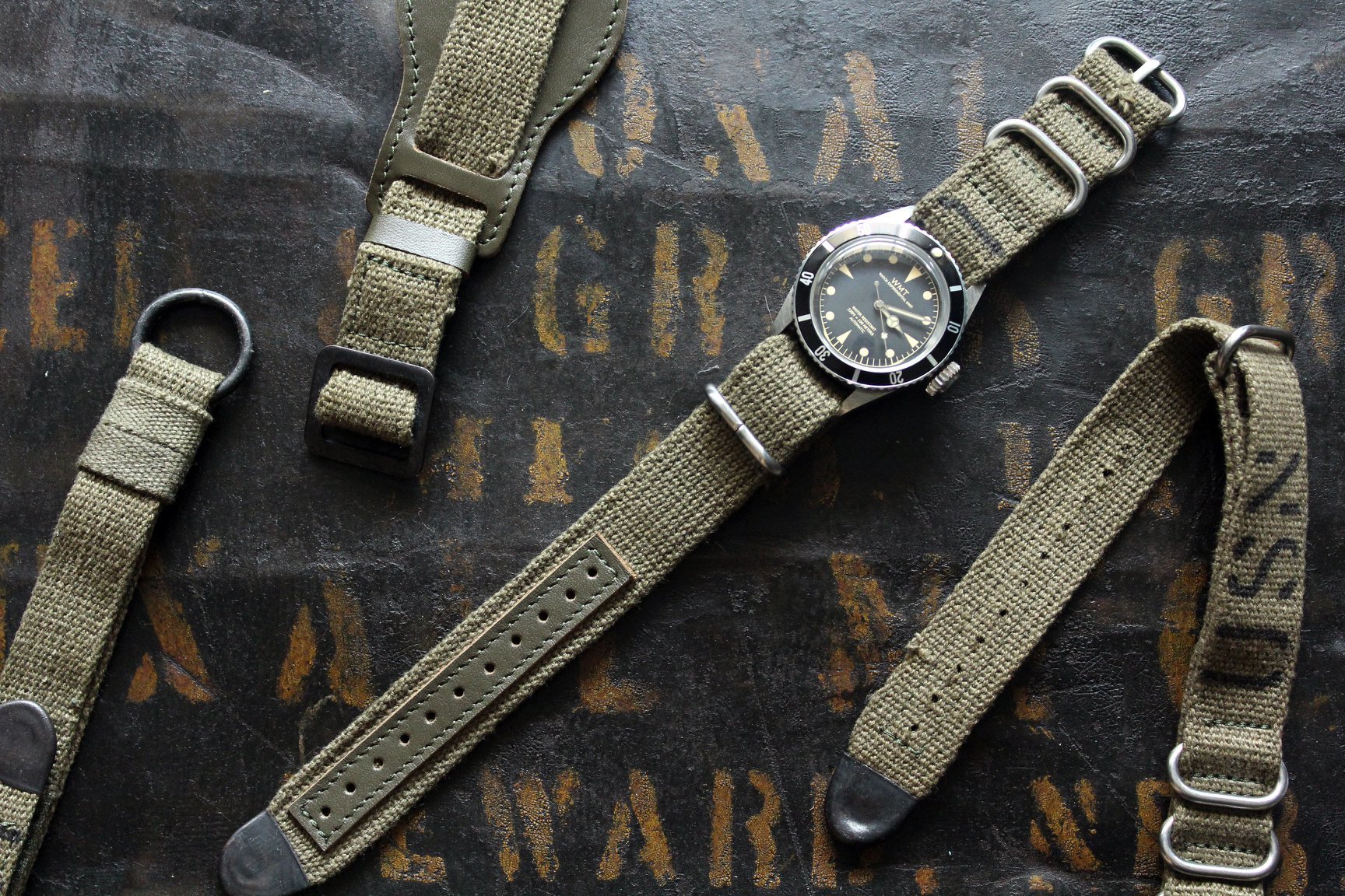 Obbi Good Label Vintage dead stock military watch strap 4