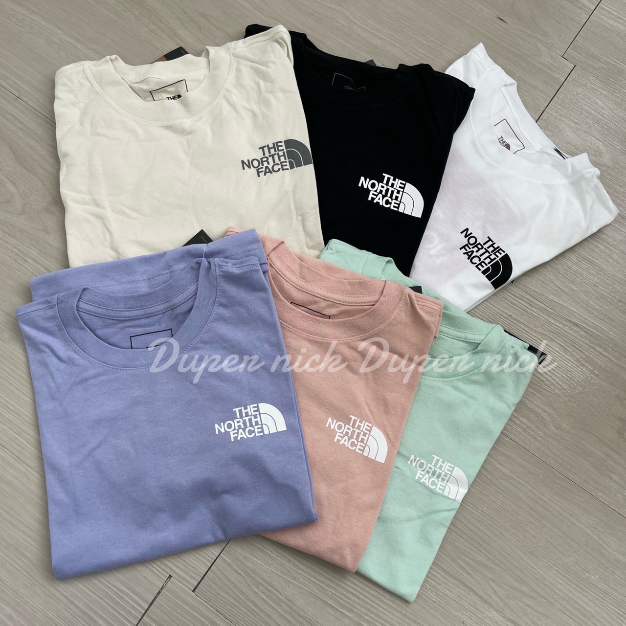 The North Face Box NSE back print T-shirt 方塊T