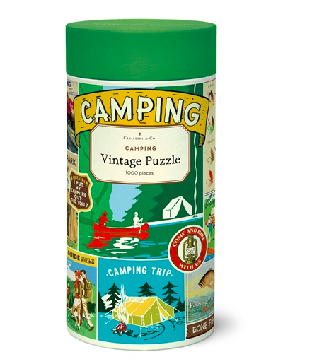 Cavallini & Co. 1000片拼圖 Camping 露營