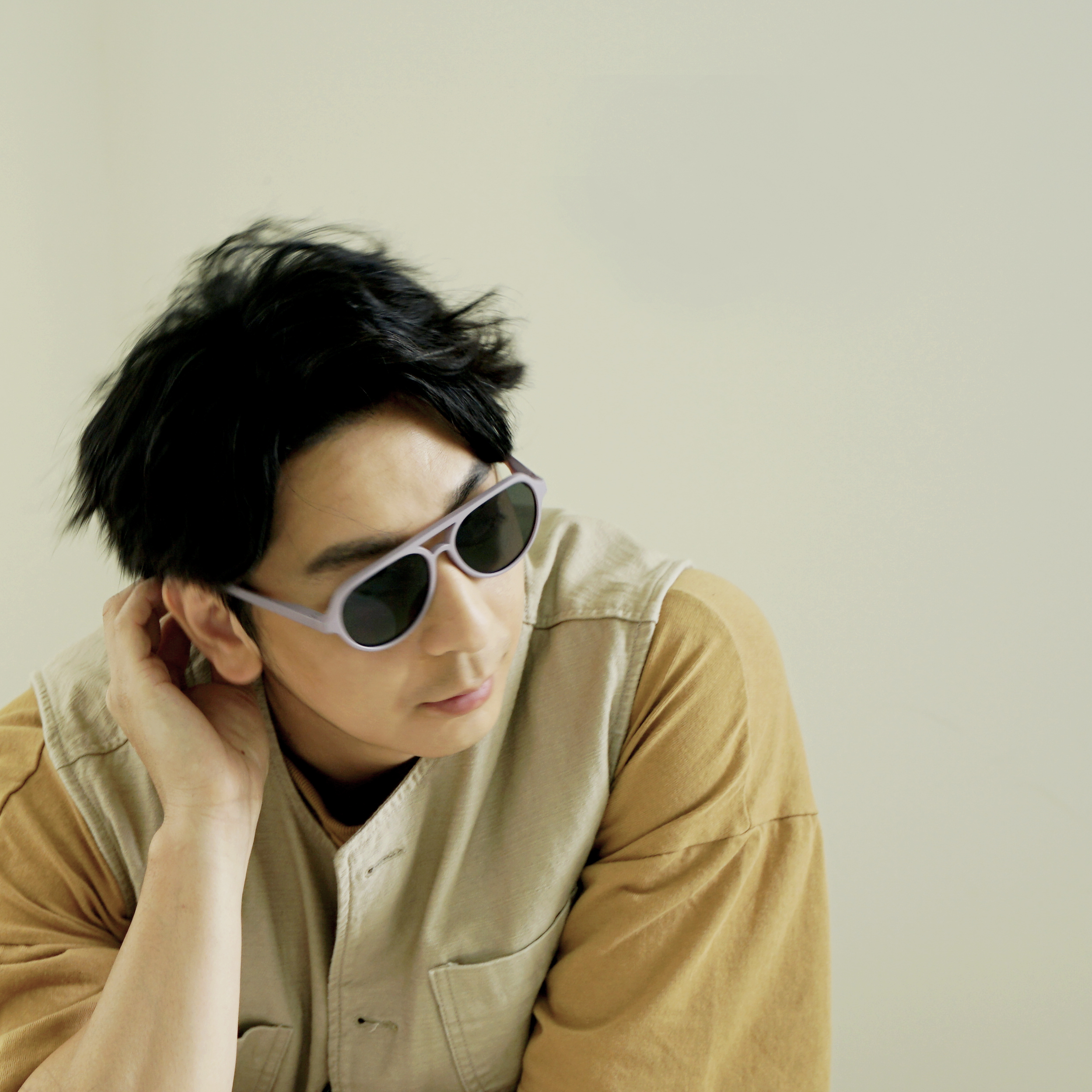 Aviator sunglasses - adult - 灰灰霧紫